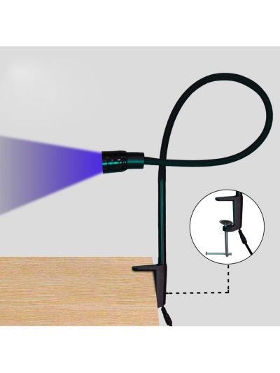 Фото: LED-лампа для наращивания ресниц на струбцине LashRay, 10 ВТ-8 LED-лампа для наращивания ресниц на струбцине LashRay, 10 ВТ-8