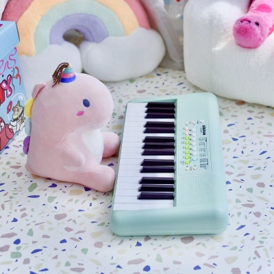 Фото: Синтезатор детский AQAN BF-3200 Green с микрофоном, 32 клавиши-5 Синтезатор детский AQAN BF-3200 Green с микрофоном, 32 клавиши-5